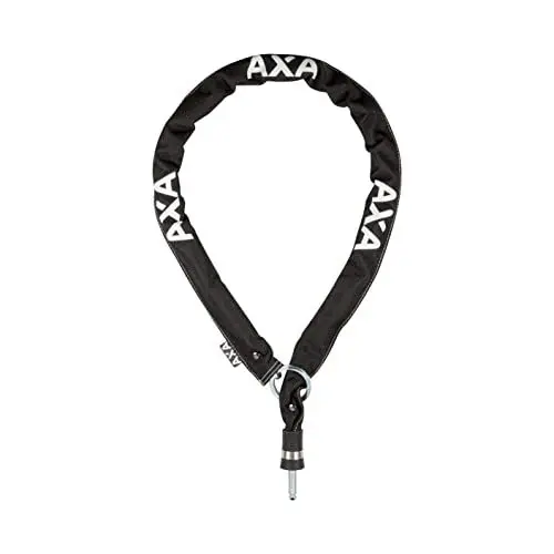 Produktbild: AXA RLC Plus 100 Einsteckkette – 100 cm Länge, 5,5 mm gehärtete Stahlkettenglieder, Kettenschloss für Rahmenschlösser AXA Defender, Victory oder Solid Plus