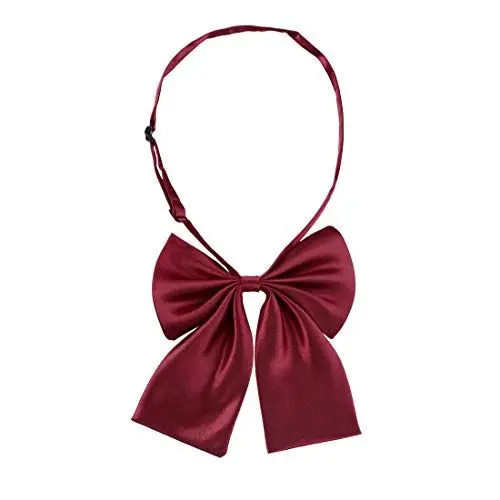 Produktbild: Allegra K Damen Verstellbare Einfarbig Bowknot Fliegen Weinrot 13 x 16 cm