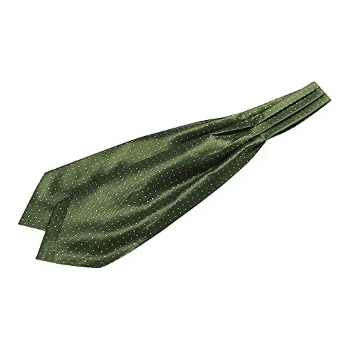 Produktbild: Allegra K Herren Polka Dots Ascot Formale Party Krawatte Grün One Size