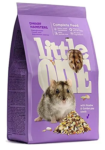 Produktbild: Little One Alleinfutter für Zwerghamster | 400 g | Speziell für die Ernährungsanforderungen von Zwerghamstern | Zur Deckung des Nährstoffbedarfs | Mit wichtigen Vitaminen