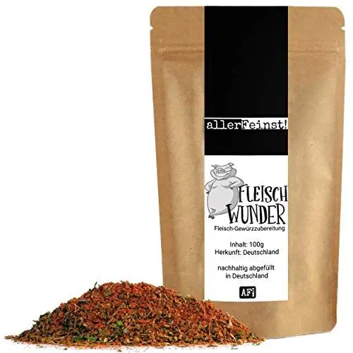 Produktbild: allerFeinst! - Fleisch Wunder - Fleisch Gewürzzubereitung - Der allrounder für Fleisch, 1er Pack (1 x 100g)