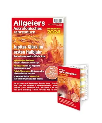 Produktbild: Allgeiers Astrologisches Jahresbuch 2024: Mit herausnehmbarem ASTRO-JAHRESPLANER