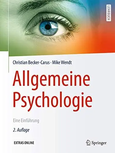 Produktbild: Allgemeine Psychologie: Eine Einführung