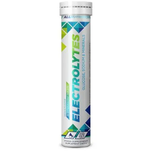 Produktbild: ALLNUTRITION Elektrolyte Mineralkomplex Magnesium Glucose Natrium Kalium Chlorierte Mineralien Nahrungsergänzungsmittel Unterstützung bei hartem Training 20 Portionen pro Packung