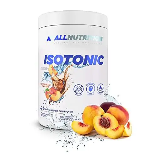Produktbild: ALLNUTRITION Isotonisches Getränkekonzentrat in Pulverform - Steigerung der Ausdauer und Erholung nach Training - Hydratisiert Elektrolytauffüllung mit Glukose 700 g Eistee Pfirsich