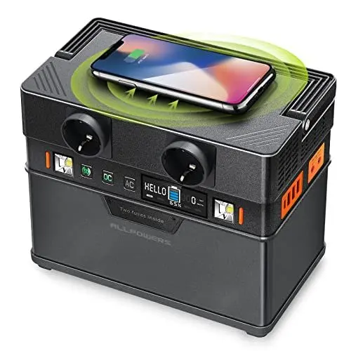 Produktbild: ALLPOWERS S300 Tragbarer Powerstation 288Wh / 78000mAh Mobile Stromversorgung Generatoren 300W Batterie Mobiler Stromspeicher Akku Generator für Garten Party Reise Camping Wohnmobil Notfall