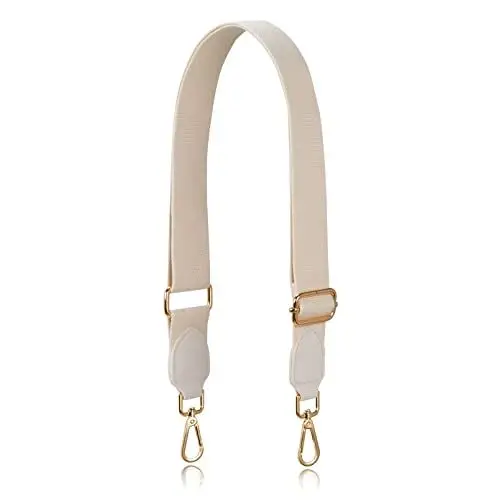 Produktbild: Allzedream Gurt für Handtasche Verstellbar Taschengurte Breiter Umhängetasche Ersatzgurt,Aprikose,Gold Hardware