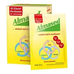 Produktbild: Almased Vitalkost Eiweißpulver zum Abnehmen im Portionsbeutel 10er Pack (10 x 50g)