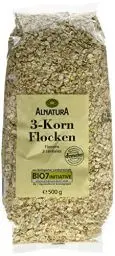 Produktbild: Alnatura Bio 3-Korn Flocken, 500 g