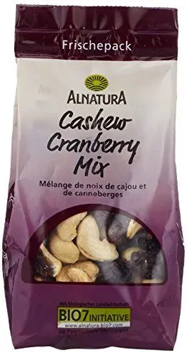 Produktbild: Alnatura Bio Cashew-Cranberry-Mix, vegan, 3er Pack (3 x 150 g)