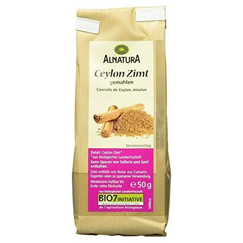 Produktbild: Alnatura Bio Ceylond Zimt gemahlen, 50g