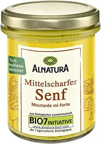 Produktbild: Alnatura Bio Delikatess Senf, 185 ml