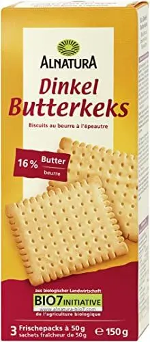 Produktbild: Alnatura Bio Dinkel Butterkeks, 150 g