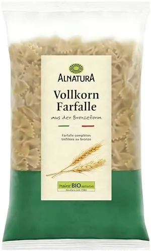 Produktbild: Alnatura Bio Nudeln Vollkorn Farfalle, 500 g