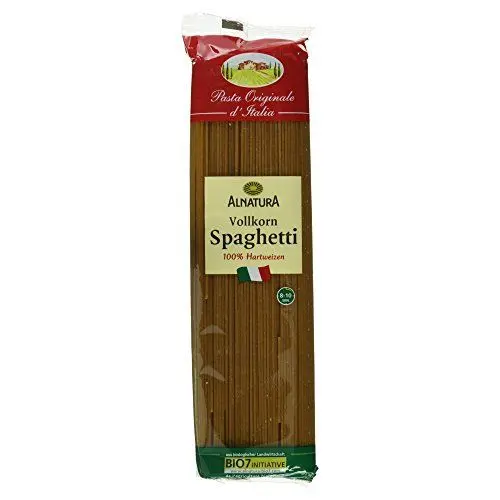 Produktbild: Alnatura Bio Nudeln Vollkorn Spaghetti, 500 g