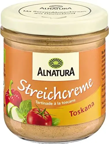 Produktbild: Alnatura Bio Streichcreme Toskana, 180g