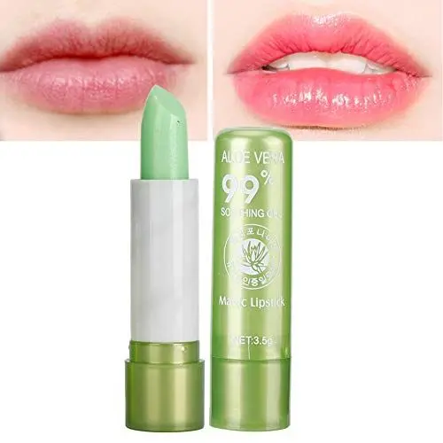 Produktbild: Aloe Vera Lippenstift, Lipgloss, Aloe Vera Lippenstift Farbwechsel Lippenstift, Lippenbalsam Aloe Vera Farbwechsel Lippenstift, Feuchtigkeitsspendendes Lippenbalsam Lippenstift Beauty Tool