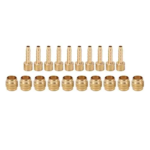 Produktbild: Alomejor 10Set Fahrradbremse Olive Hydraulische Scheibenbremsleitung Olive Insert Connector für Magura MT2, MT4, MT5, MT6, MT7, MT8