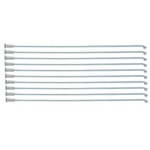 Produktbild: VGEBY Fahrradspeichen, 10 Stück 2,2 Mm/0,09 Zoll Dicke Speichen, Hochfeste Eisen-Mangan-Speichen für Fahrrad-Dreiradräder (190MM)