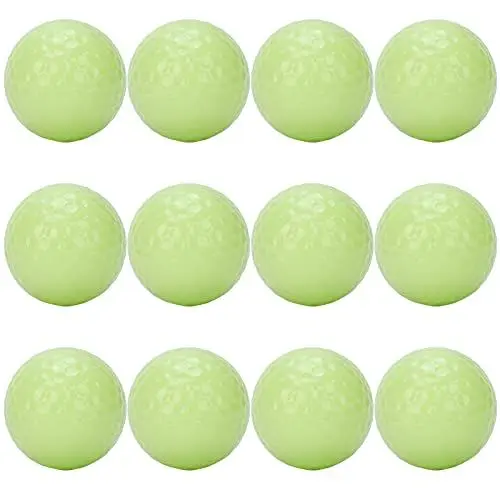Produktbild: Alomejor 12Pcs Nacht Golfbälle Glühende Golfbälle Golftrainingsball Leuchtende Schwimmbälle