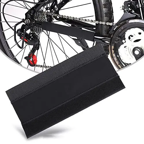 Produktbild: Alomejor 2 Stücke Fahrradrahmen Beschützer Kettenstrebenschutz Fahrrad Rahmen Schutzpolsterbezug (2PCS-1#)