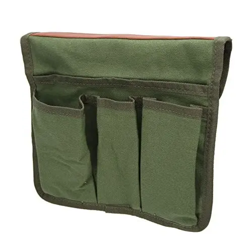 Produktbild: Alomejor Campingstuhl-Armlehnen-Aufbewahrungstasche mit 3 Seitentaschen, Strandstuhl-Hängeaufbewahrung, Organizer für Outdoor-Wanderstuhl(Militärgrün)