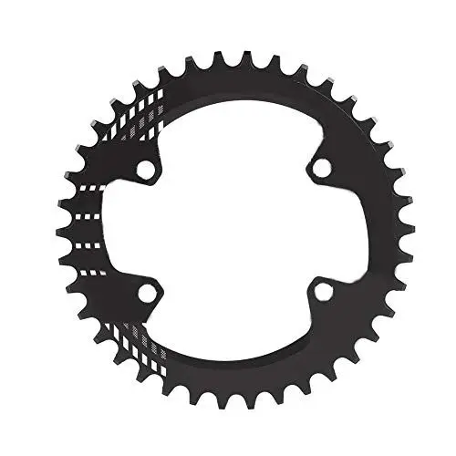 Produktbild: Alomejor Fahrradkettenblatt BCD 96MM schmales breites Kettenblatt-Einzelkettenring für M6000 M7000 M8000(38T-Schwatz)