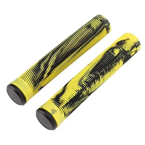 Produktbild: Alomejor Fahrradlenkergriffe 1 Paar 16cm Fahrradgriffe TPE Gummi Ersatz Fahrradgriffe 22.2mm / 0.9in(Gelb Schwarz)