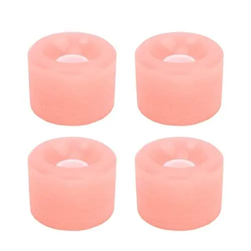 Produktbild: Alomejor Skateboard Wheels PU Fast Stable Longboard Cruiser Wheels Longboard Skateboard Ersatzradsatz für Ramp Asphalt Road(Rosa)