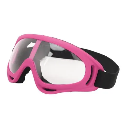 Produktbild: Alomejor UV-Schutz Schneebrille Snowboardbrille, Skibrille für Männer Frauen Sicherheitsbrillen (Rosa Rahmen)