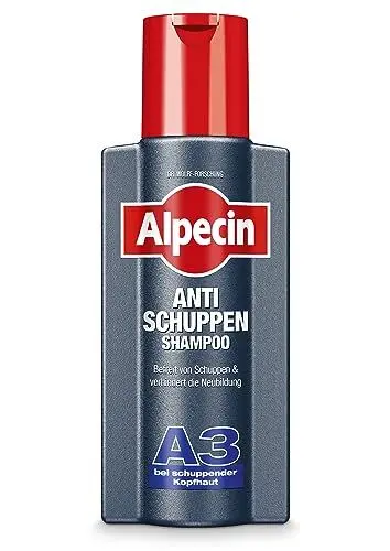 Produktbild: Alpecin Anti-Schuppen Shampoo A3, 1 x 250 ml - Bei schuppender Kopfhaut - Effektive Vorbeugung der Schuppenbildung bei fettigem Haar
