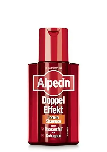 Produktbild: Alpecin Doppel Effekt 1 x 200 ml | Anti-Haarausfall-Shampoo für Männer und Schuppen | Professionelle Behandlung