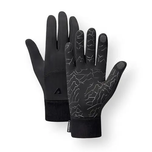 Produktbild: Alpensattel Premium 2.0 Thermo Fahrradhandschuhe Gr. L | Wasserabweisende & Winddichte Fahrrad Handschuhe Winterhandschuhe für Damen & Herren | Antirutschbeschichtung & Touchscreen Funktion