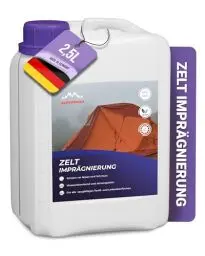 Produktbild: Alpenwert Zelt & Pavillion Imprägnierspray (LANGZEIT-ABPERL-Schutz) Made in Germany Imprägnierung für Zelte, Markisen, Sonnenschirm UVM. (2,5l)