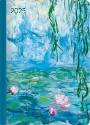 Produktbild: Alpha Edition - Ladytimer Monet 2025 Taschenkalender, 10x15,2cm, Kalender mit 192 Seiten, Notizmöglichkeiten nach jedem Tag, Wochenübersicht auf 2 Seiten und internationales Kalendarium