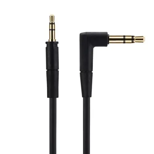 Produktbild: Alphatec Ersatz-Audiokabel, kompatibel mit Sennheiser HD450BT HD350BT HD4.30 HD4.40BT HD4.50BTNC HD458BT HD400S Momentum 3 Kopfhörern, 3,5 mm auf 2,5 mm männliches Stereo-Klinkenkabel, 1,45 Meter