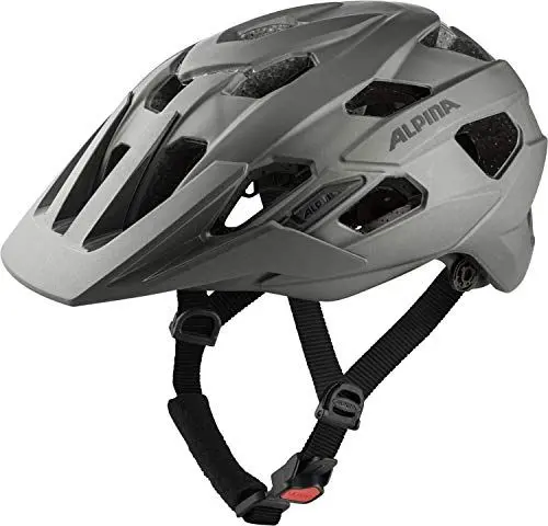 Produktbild: ALPINA ANZANA - Optimal Anpassbarer, Leichter & Sicherer Fahrradhelm Mit Fliegennetz & Nachrüstbarem LED Für Erwachsene, Coffee-Grey matt, M (52-57 cm)