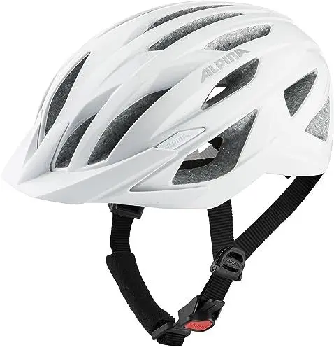 Produktbild: ALPINA Delft MIPS - Sicherer, Leichter & Individuell Anpassbarer MIPS Fahrradhelm für Erwachsene, optimaler Schutz durch MIPS, White matt, M (51-56 cm)