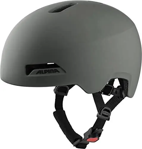 Produktbild: Alpina HAARLEM - Robuster, Individuell Anpassbarer & Leichter Urban Fahrradhelm Für Erwachsene, Coffee-Grey matt, 57-62 cm