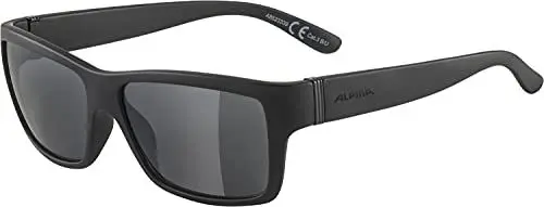 Produktbild: ALPINA KACEY - Verspiegelte und Bruchsichere Sonnenbrille Mit 100% UV-Schutz Für Erwachsene, all black matt, One Size