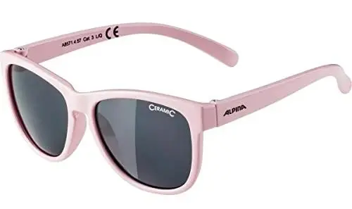 Produktbild: ALPINA LUZY - Verzerrungsfreie und Bruchsichere Sonnenbrille Mit 100% UV-Schutz Für Kinder, rose gloss, One Size