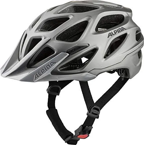 Produktbild: Alpina Mythos 3.0 L.E. - Leichter, Optimal Belüfteter & Anpassbarer Fahrradhelm Mit Antibakteriellen Polstern Für Erwachsene, Dark-Silver matt, 59-64 cm