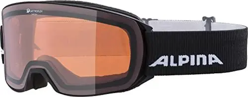 Produktbild: ALPINA NAKISKA Q - Verspiegelte, Kontrastverstärkende & Polarisierte OTG Skibrille Mit 100% UV-Schutz Für Erwachsene, black, One Size