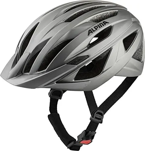 Produktbild: ALPINA Parana - Leichter, Individuell Anpassbarer Touren Fahrradhelm Mit Fliegennetz Für Erwachsene, Dark-Silver matt, M (51-56 cm)