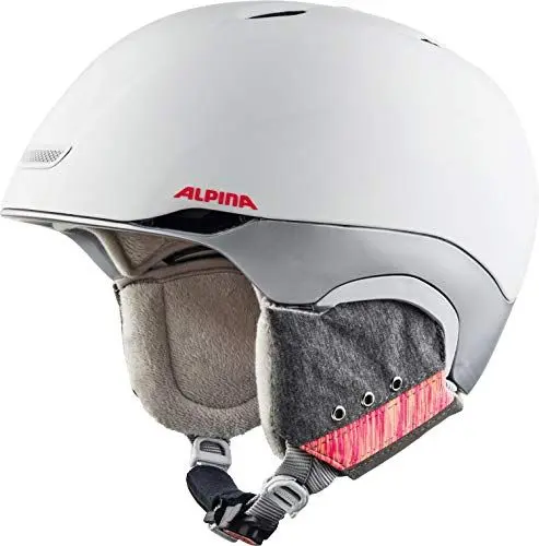 Produktbild: Alpina PARSENA - Sicherer, Stoßabsorbierender & Individuell Anpassbarer Skihelm Für Erwachsene, White-Flamingo matt, 52-56 cm