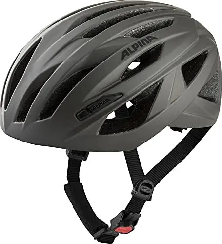 Produktbild: Alpina Path - Sicherer, Leichter & Optimal Belüfteter Fahrradhelm Mit Fliegennetz Für Erwachsene, Coffee-Grey matt, 51-56 cm