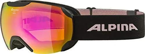 Produktbild: ALPINA PHEOS S Q-LITE - Verspiegelte, Kontrastverstärkende Skibrille Mit 100% UV-Schutz Für Erwachsene, black-rose, One Size