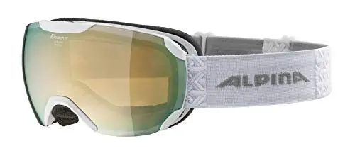 Produktbild: ALPINA PHEOS S Q-LITE - Verspiegelte, Kontrastverstärkende Skibrille Mit 100% UV-Schutz Für Erwachsene, white, One Size