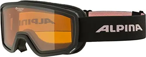 Produktbild: ALPINA SCARABEO S - Beschlagfreie, Extrem Robuste & Bruchsichere OTG Skibrille Mit 100% UV-Schutz Für Erwachsene, black-rose matt, One Size