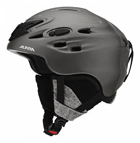 Produktbild: ALPINA Scara Skihelm, Black-Prosecco Matt, 52-56 cm